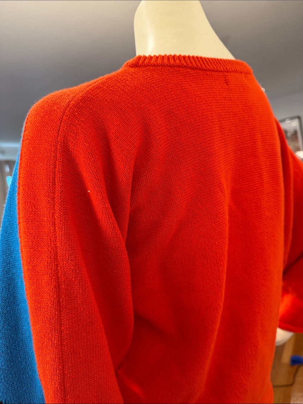 Stella McCartney Red and Blue Pencil Sweater Dopamine Dressing Size Small - Picture 9 of 15